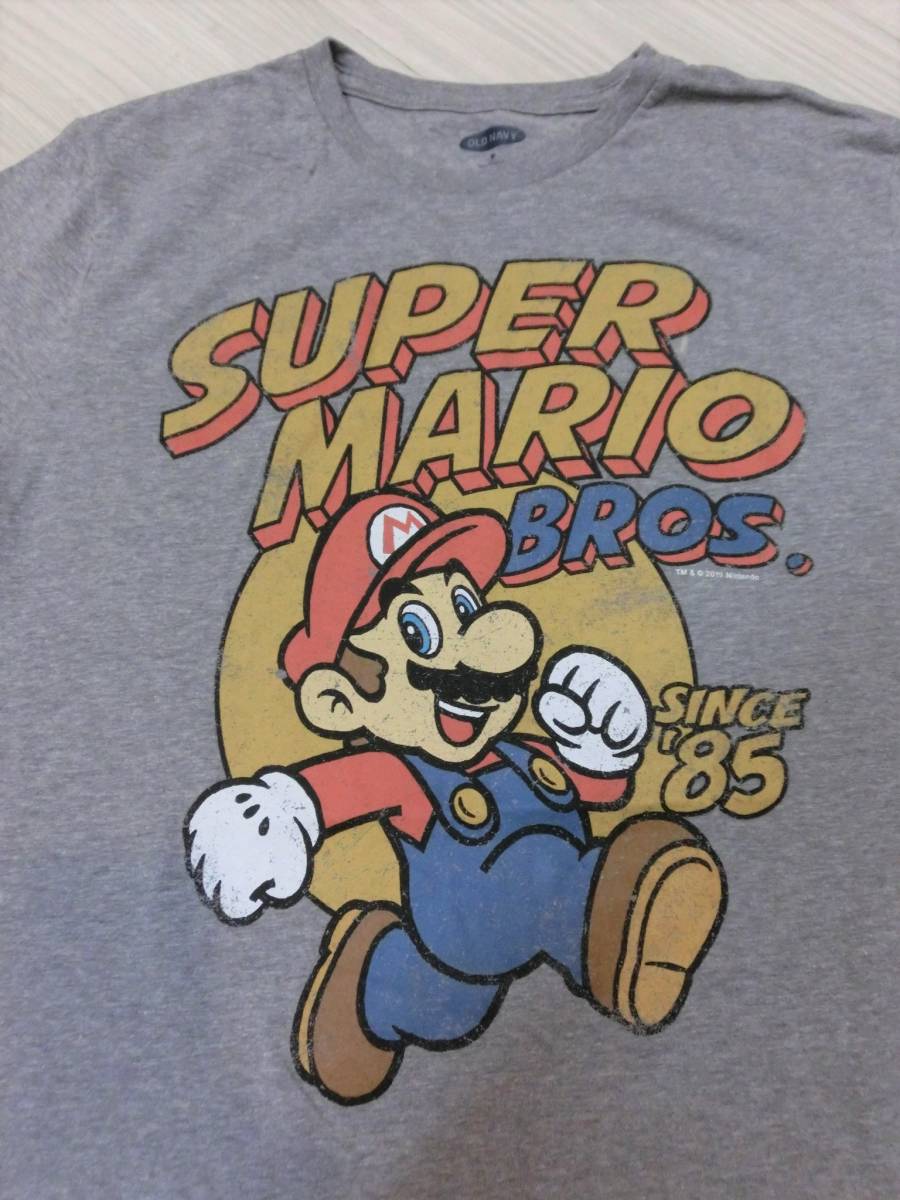 任天堂 スーパー マリオ ブラザーズ◆Tシャツ USA 古着 ビンテージ メンズ◆Nintendo MARIO t-shirt 昭和 レトロ ゲーム 検索 80s_画像1