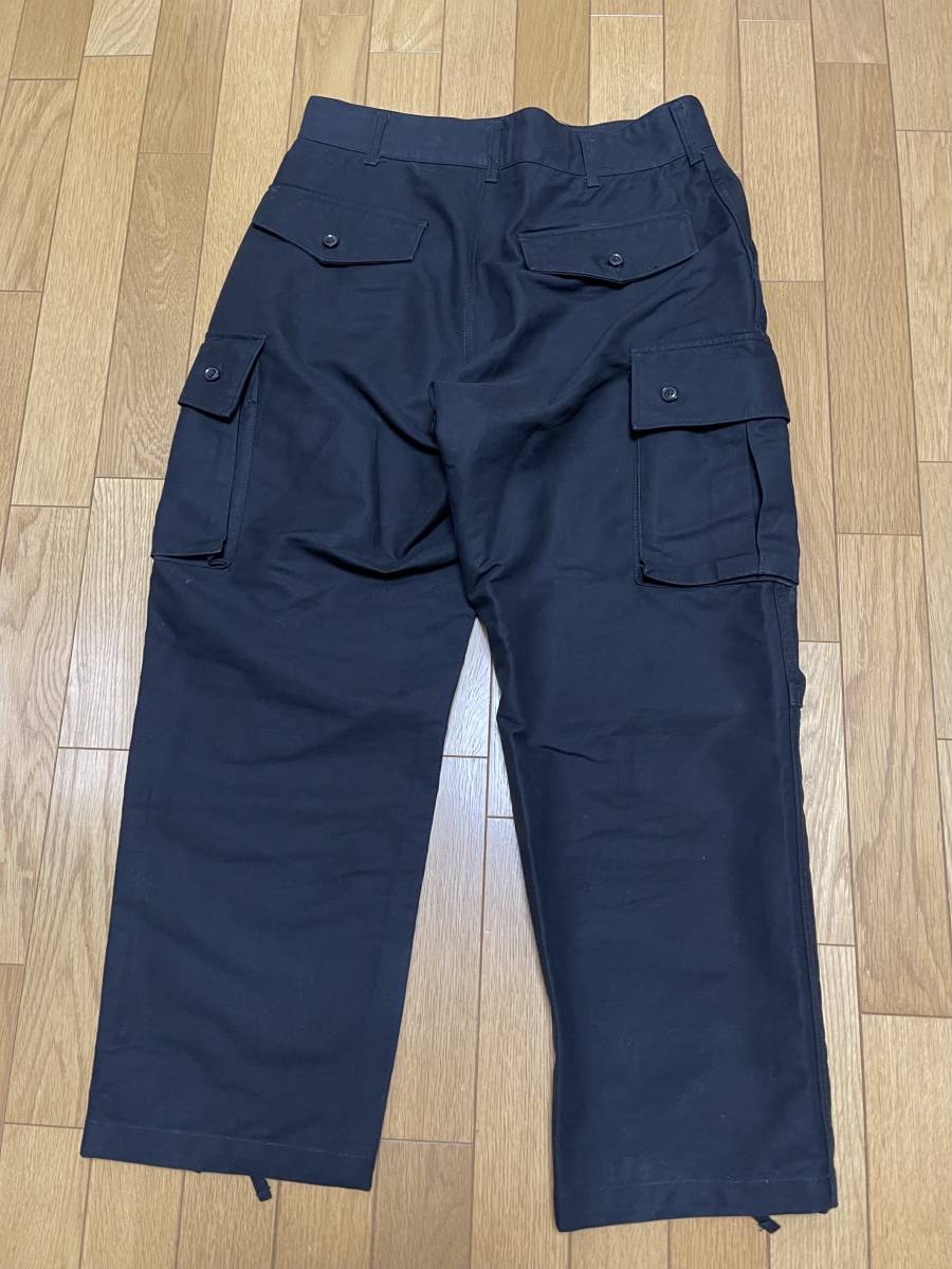 ENGINEERED GARMENTS FA PANTS DOUBLE CLOTH Black S サイズ_画像4