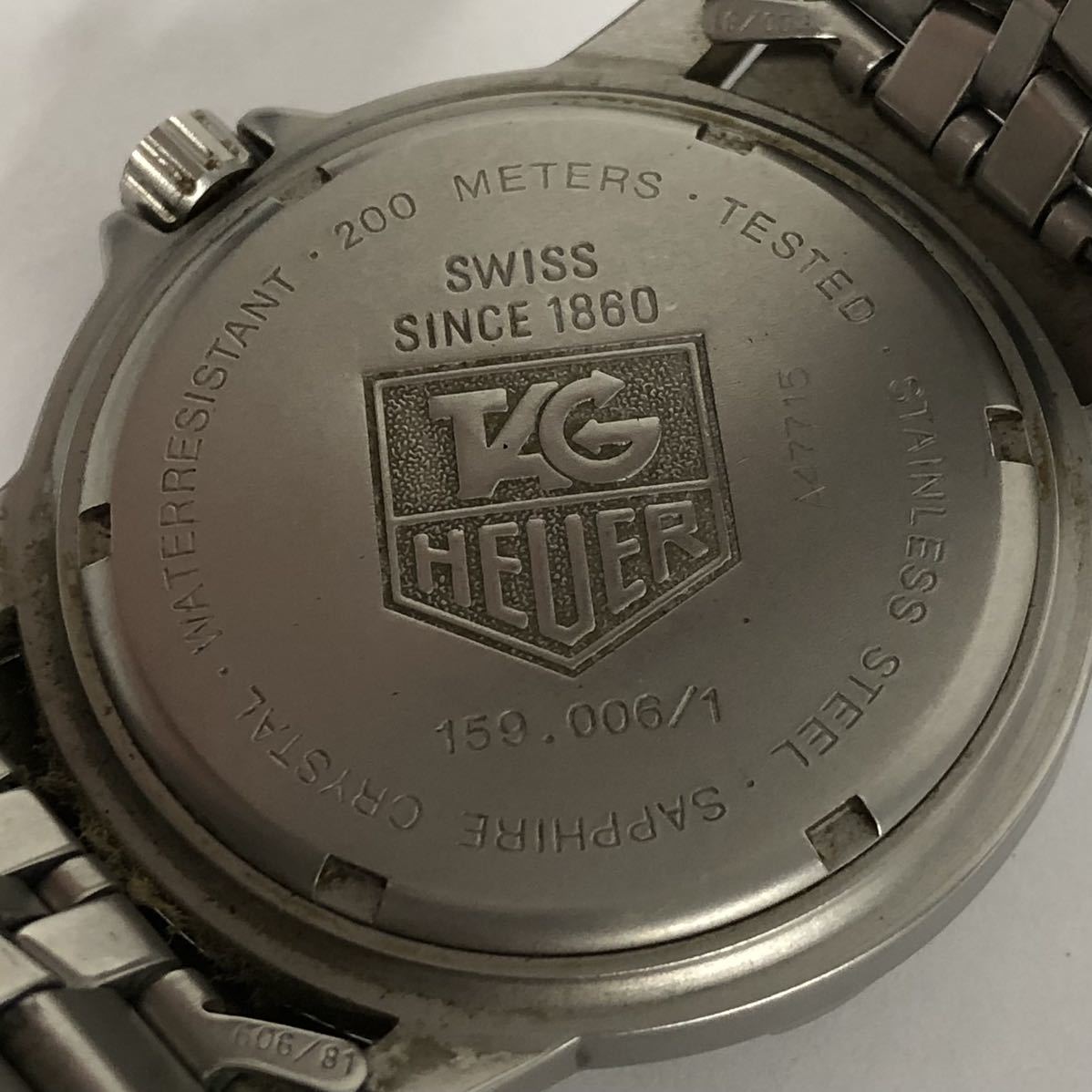 タグホイヤー 腕時計 GMT professional 200 meters プロフェッショナル 159.006/1 動作未確認 og_画像5