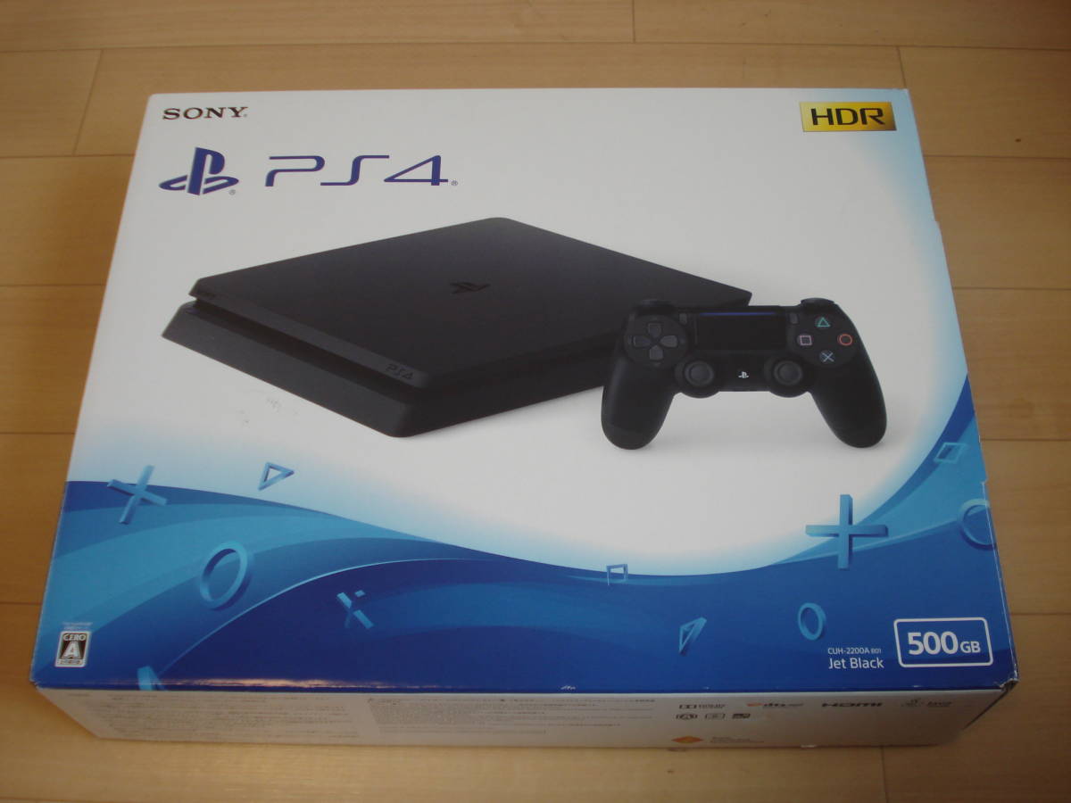 新品未開封!☆SONY PlayStation 4 ジェット・ブラック 500GB CUH
