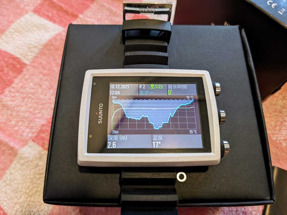 ダイブコンピューター トランスミッター付き SUUNTO スント スキューバ