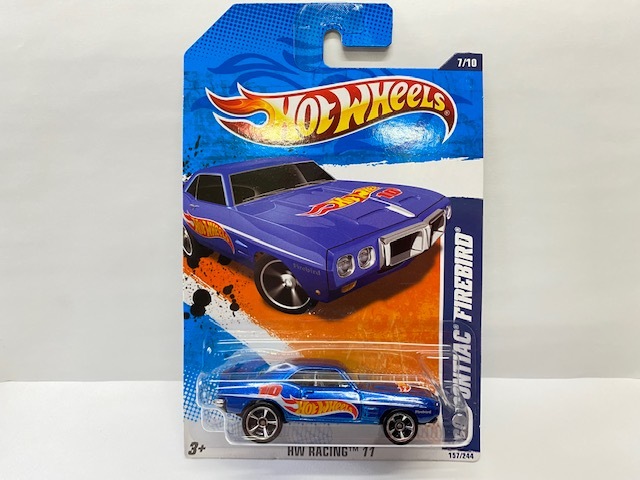 レア 【 HW RACING 】レース チーム ブルー 69 PONTIAC FIREBIRD / RACE TEAM BLUE ファイアーバード HOT WHEELS ホットウィール/ 管理B3_画像2