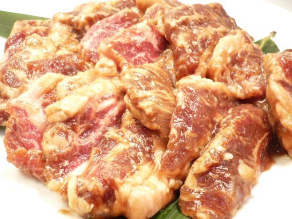 1【Max】BBQ にも最適！ 霜降り中落ち牛カルビ 味付 スライス 500ｇ 焼き肉 1円_焼肉やバーベキューに最適な一品です！