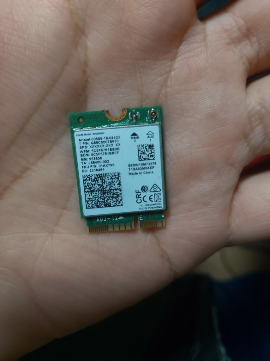 Intel 無線LANカード 9462ngw