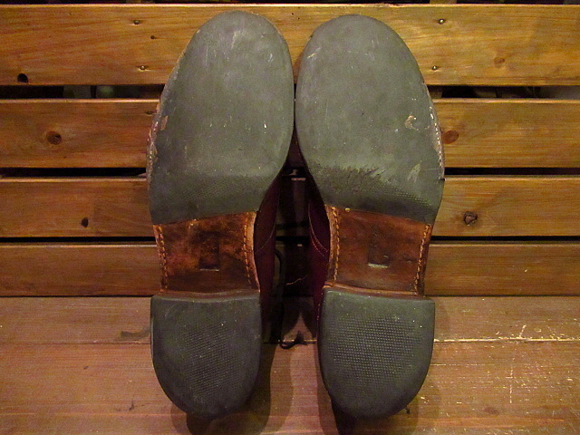  Vintage -60\'s*MADE IN ENGLAND Allebone &amp; Sons. Ltd. простой tu обувь примерно 28.5cm*odst 50s1950s1960s кожа обувь 