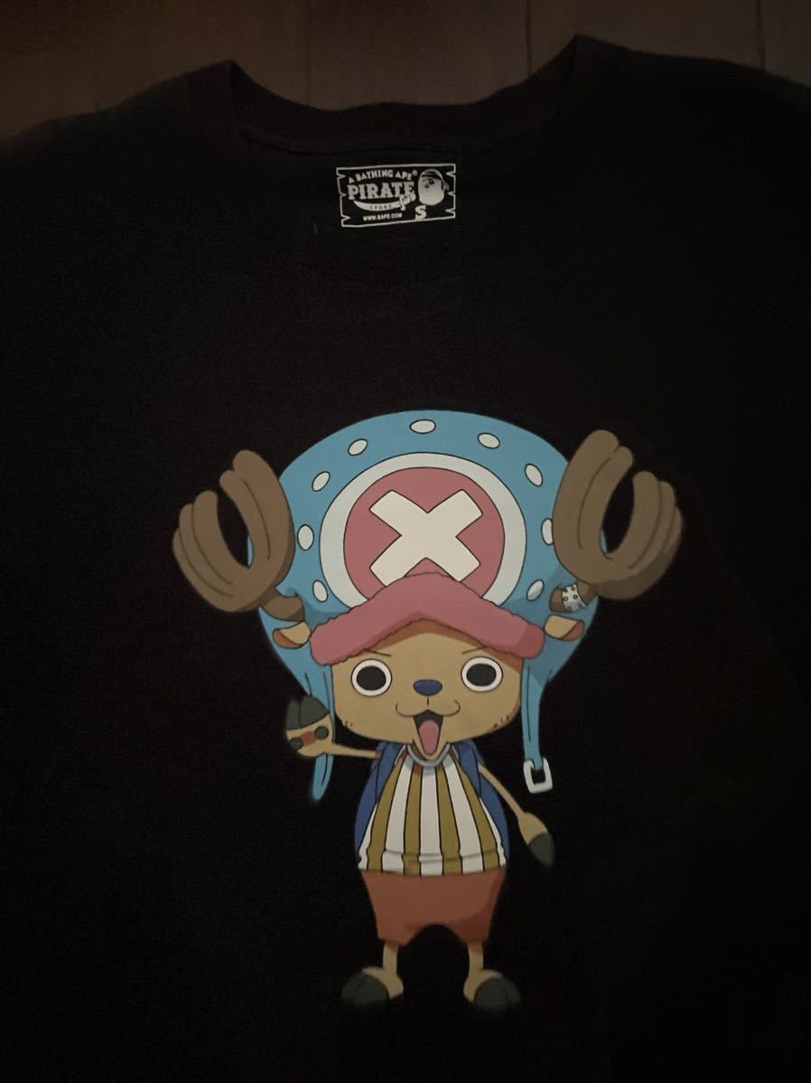 A BATHING APE BAPE マイロ ワンピース チョッパー コラボ Tシャツ Sサイズ アベイシングエイプ BAPESTA KAWS スター シャーク_画像2