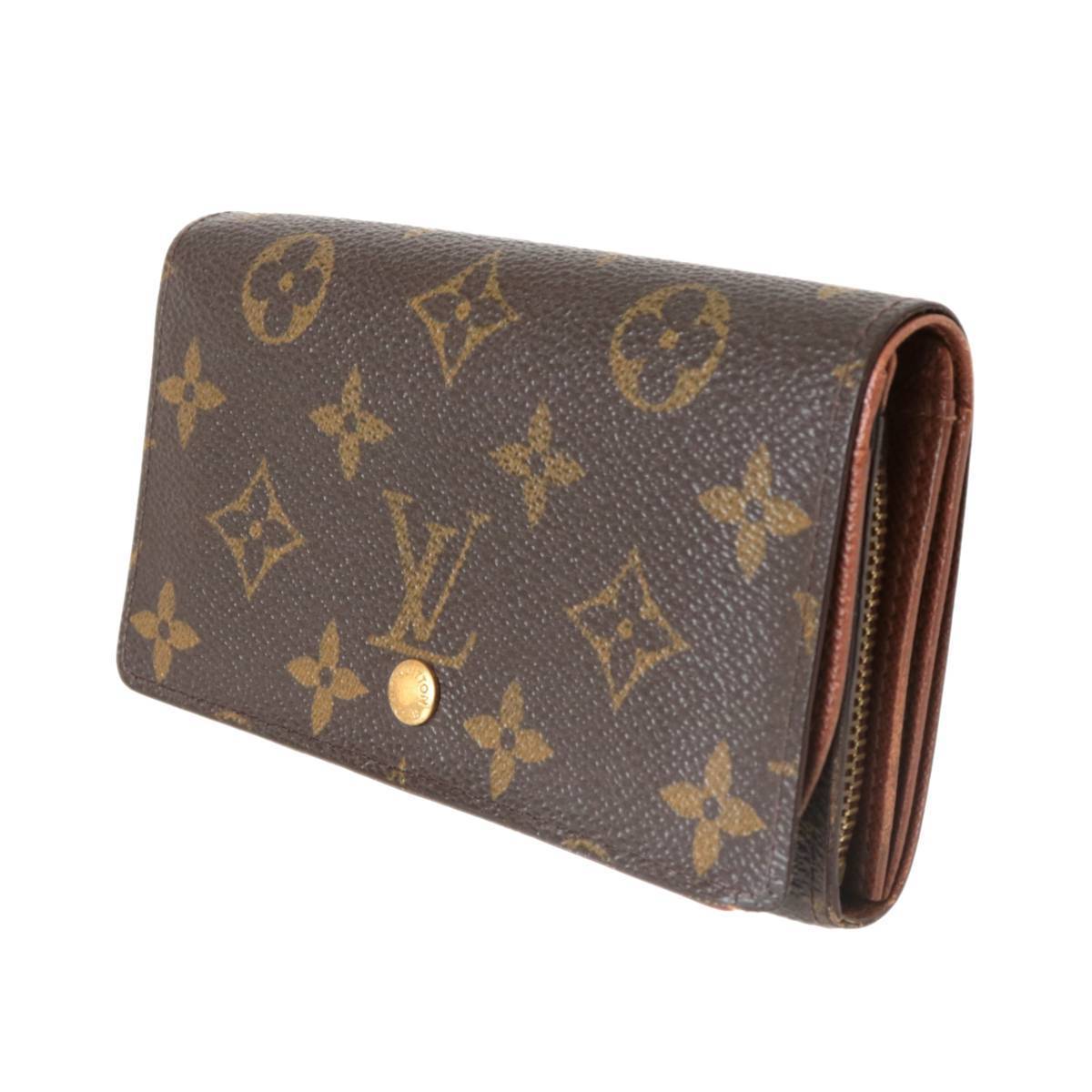 LOUIS VUITTON/ルイヴィトン ポルトモネ ビエ トレゾール L字ファスナー 二つ折り 財布 M61730 モノグラム KA BCランク_画像1