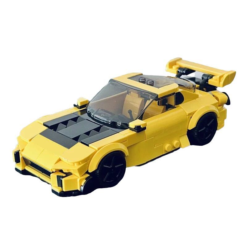 【在庫有 即決 送料込み】レゴ互換 マツダ RX-7 FD3S チューニングカー ブロック LEGO イニシャルD 頭文字D