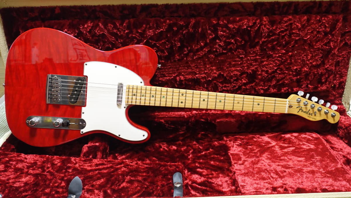 大幅値下げ Fender Custom Shop Custom Deluxe Telecaster Quilt top Candy Red テレキャスター カスタムショップ キルト 赤 テレキャス_画像2