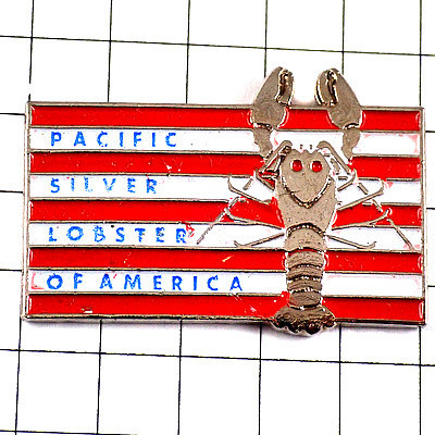  pin badge * lobster spiny lobste sea . America /USA* France limitation pin z* rare . Vintage thing pin bachi
