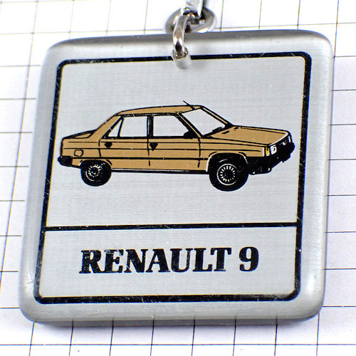  брелок для ключа * Renault 9nf машина * Франция ограничение porutokre* редкость . Vintage было использовано античный 