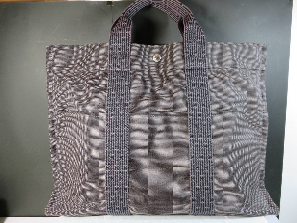 ○美品 ヴィンテージ Hermes エルメス エールライン トートバック