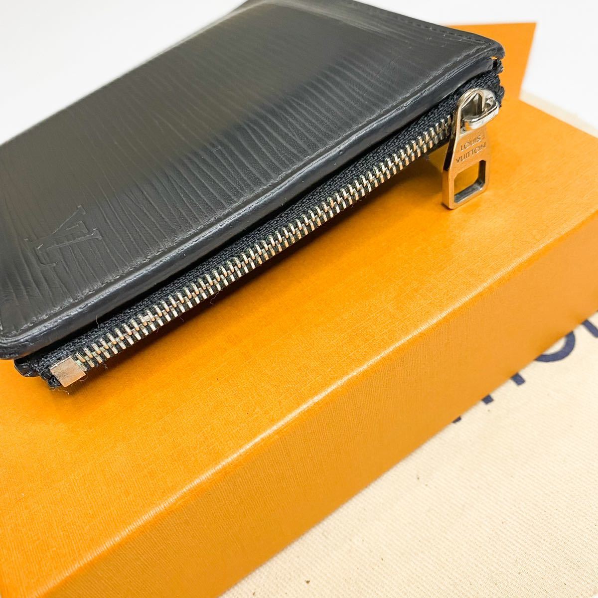 ☆ルイヴィトン☆ポルトフォイユスマート エピ ノワール 折り財布