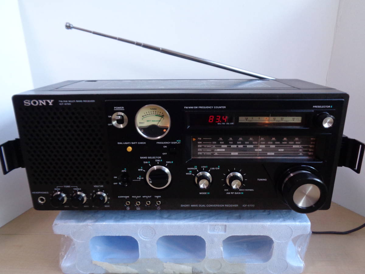 SONY ソニー　ICF-6700　5バンドラジオ（FM/MW/SW1～3）美品整備作動品 imervillas.com