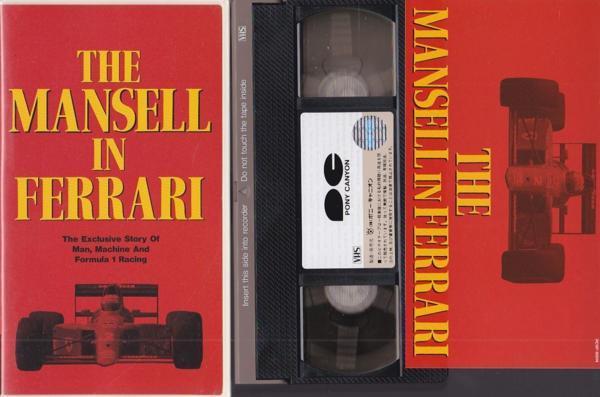 *VHS видео FIA F1nai гель * Mansell * in * Ferrari Nigel Mansell in ferrari