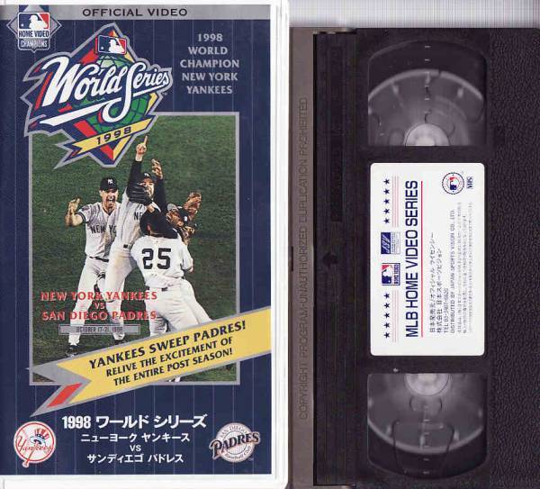 *VHS видео MLB 1998 world серии New York *yan Keith VS. солнечный tiego*pa платье 