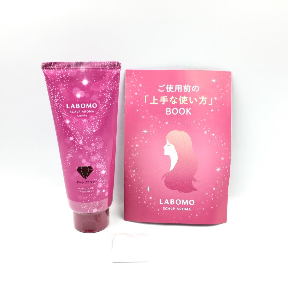 アートネイチャー LABOMO ラボモ スカルプアロマ ヘアカラートリートメント ルミエ ダークブラウン (手袋 取説付) 200g 新品未開封 A