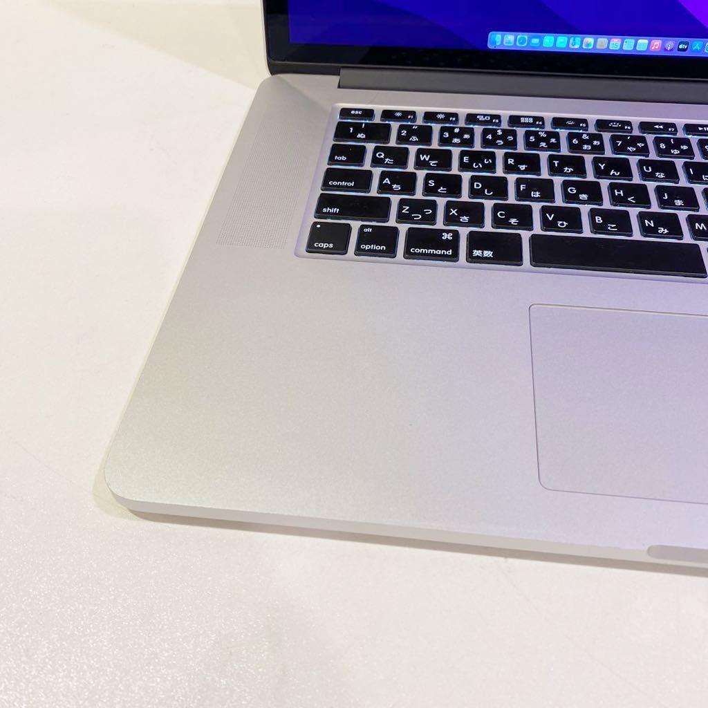 レーター】 4美品 MacBook Pro 15インチ 2015 i7 16GB 256GB iM9Cm