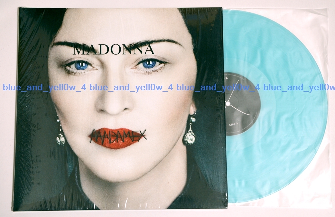 ■新品 貴重盤 1000枚限定 Madonna - Madame X 2xLP Blue Vinyl レコード マドンナ マダムX _画像1
