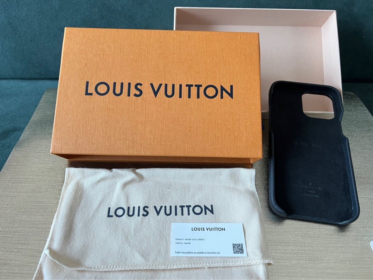 新品 ルイヴィトン iPhone13ProMax スマホケース バンパー 黒 LOUIS