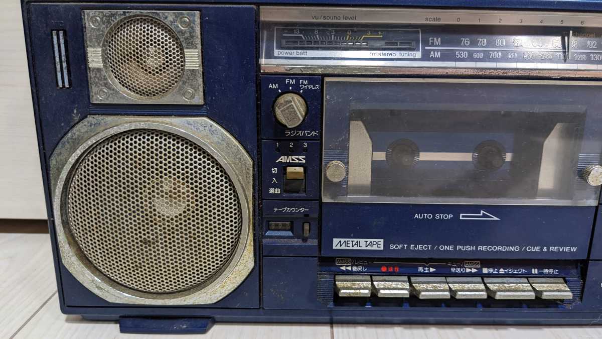 カセットは ヤフオク! - SANYO MR-V8 ラジカセ 昭和レトロ あります
