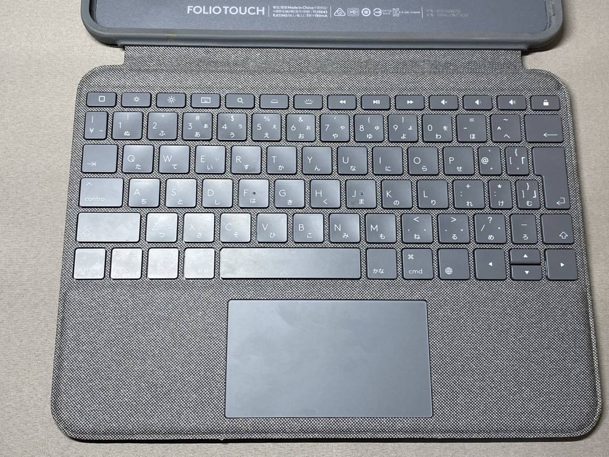Logicool FOLIO TOUCH YU0043 iK1094BKA iPad Air(第4世代)用