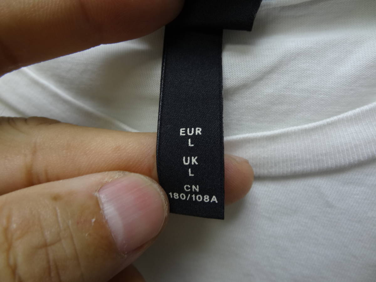 Paypayフリマ 全国送料無料 エイチアンドエム H M メンズ 綿100 素材 南国プリント 半袖tシャツ サイズ L