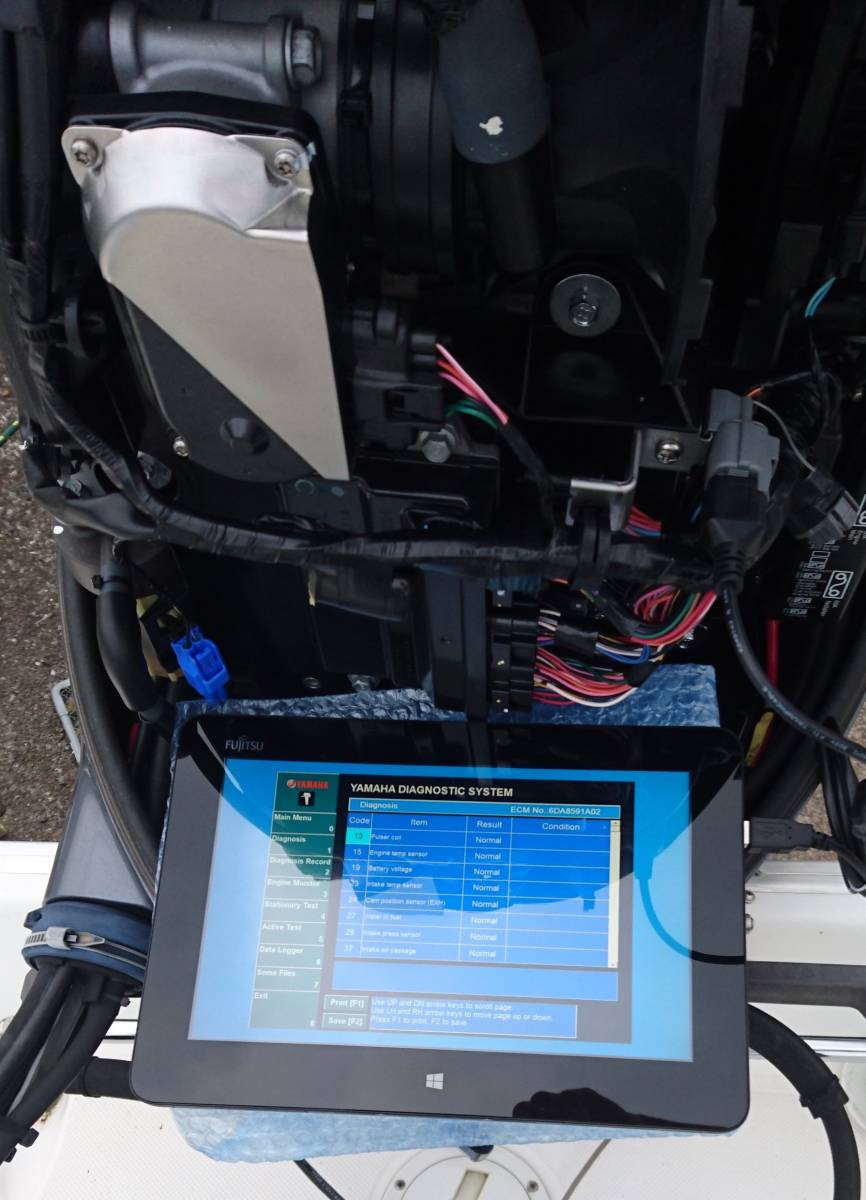 ヤマハ 船外機 F200F 診断機 故障診断 警告灯 チェックエンジン ヤマハ 船外機 F200F 診断機 故障診断 警告灯 チェックエンジン