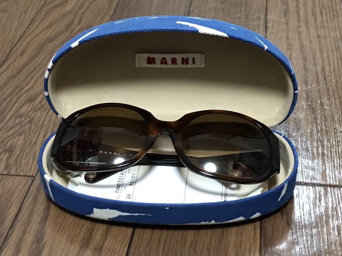 【サングラス】marni マルニ Oval Frame sunglasses 中古美品 メガネ 国内正規 うめだ阪急購入 オーバルタイプ