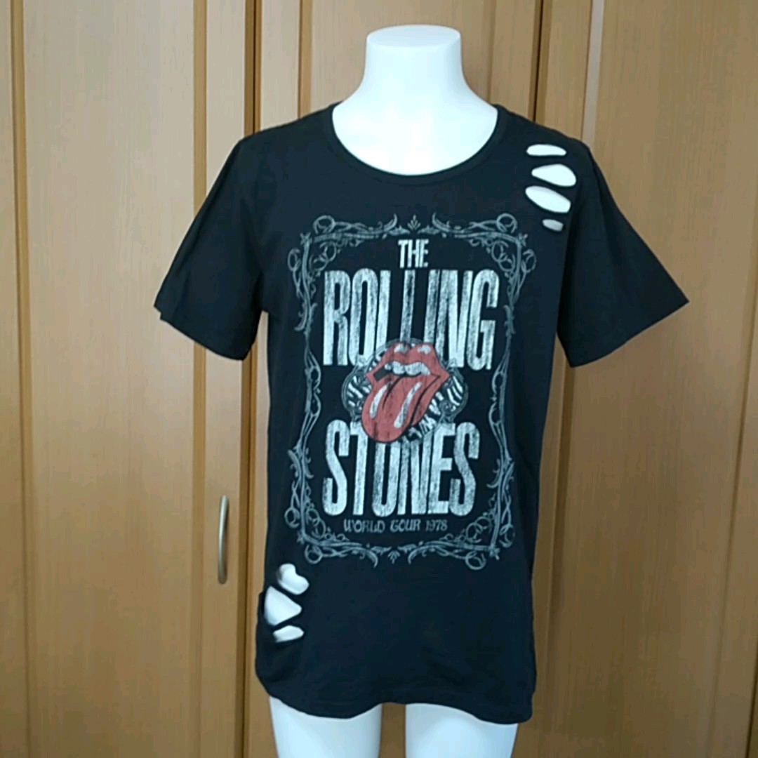 90s 90年代 94年ROLLING STONES VOODOO LOUNGE ローリングストーンズ バンドTシャツ BROCKUM USA  ビンテージ シングルステッチ ベロ 180番 メンズファッション Tシャツ、カットソー