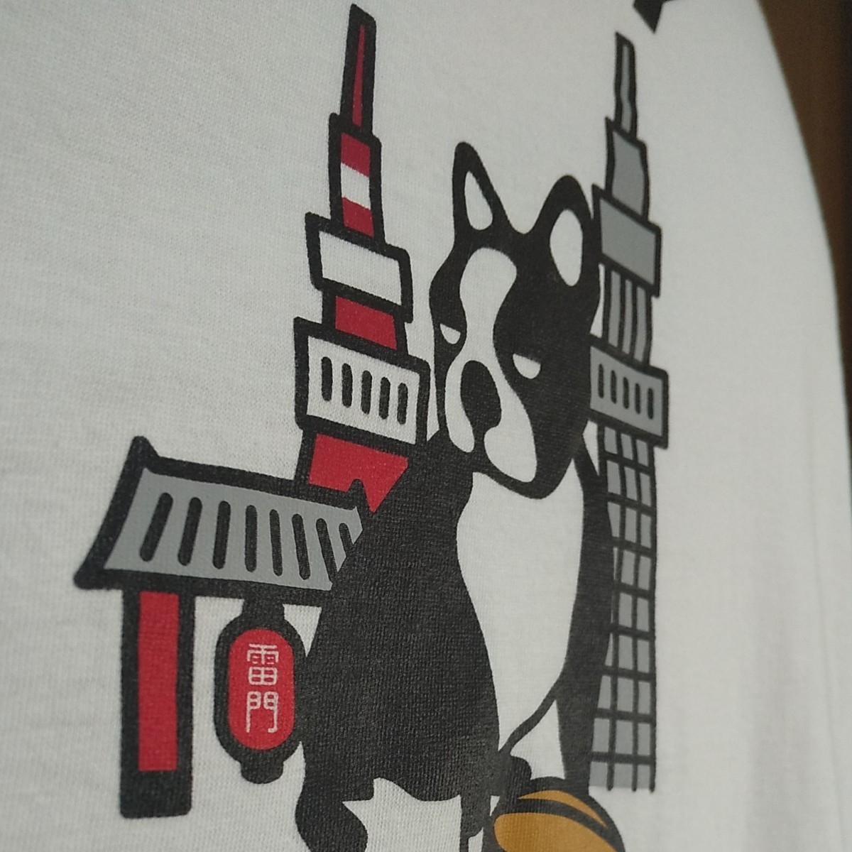 claudio pandiani半袖TシャツL　白　東京ラグビージャンキー　クラウディオパンディアーニ　雷門東京タワースカイツリー