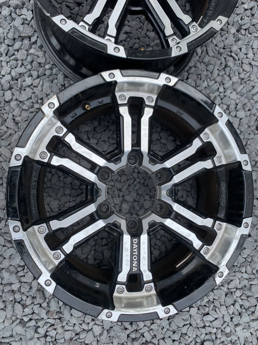 RAYS DAYTONA Daytona aluminium wheel 2 pcs set 17×8J offset 25 6H PCD139.7 color DK