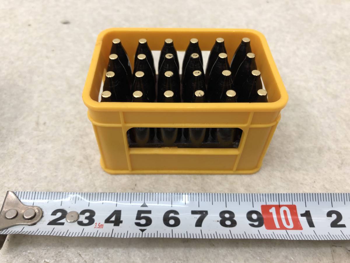 【D-1-R28】  レトロ 栓抜き ビールケース 瓶ケース 瓶ビールケース ミニチュアの画像2