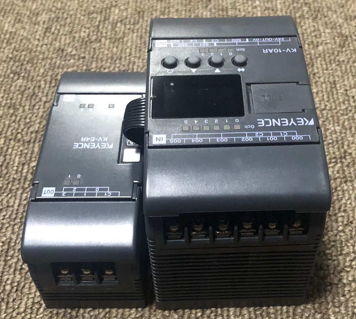 通電確認済 KEYENCE KV-10AR KV-E4R 工具、DIY用品 通電確認済 KEYENCE KV-10AR KV-E4R 工具、DIY用品