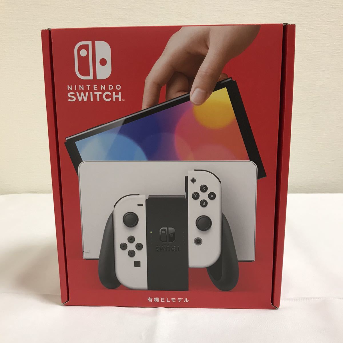 未使用品 】Nintendo Switch 有機モデル HEG-S-KAAAA ホワイト 箱に