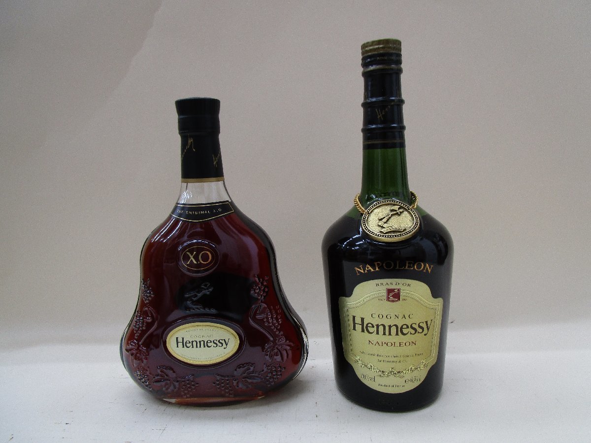 ヘネシー☆Hennessy☆XO、ナポレオン・オルダージュ☆2本組・新品未開