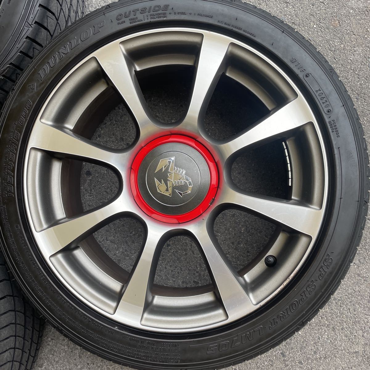 アバルト FIAT 500 純正ホイール 16インチ PCD98 195/45/R16