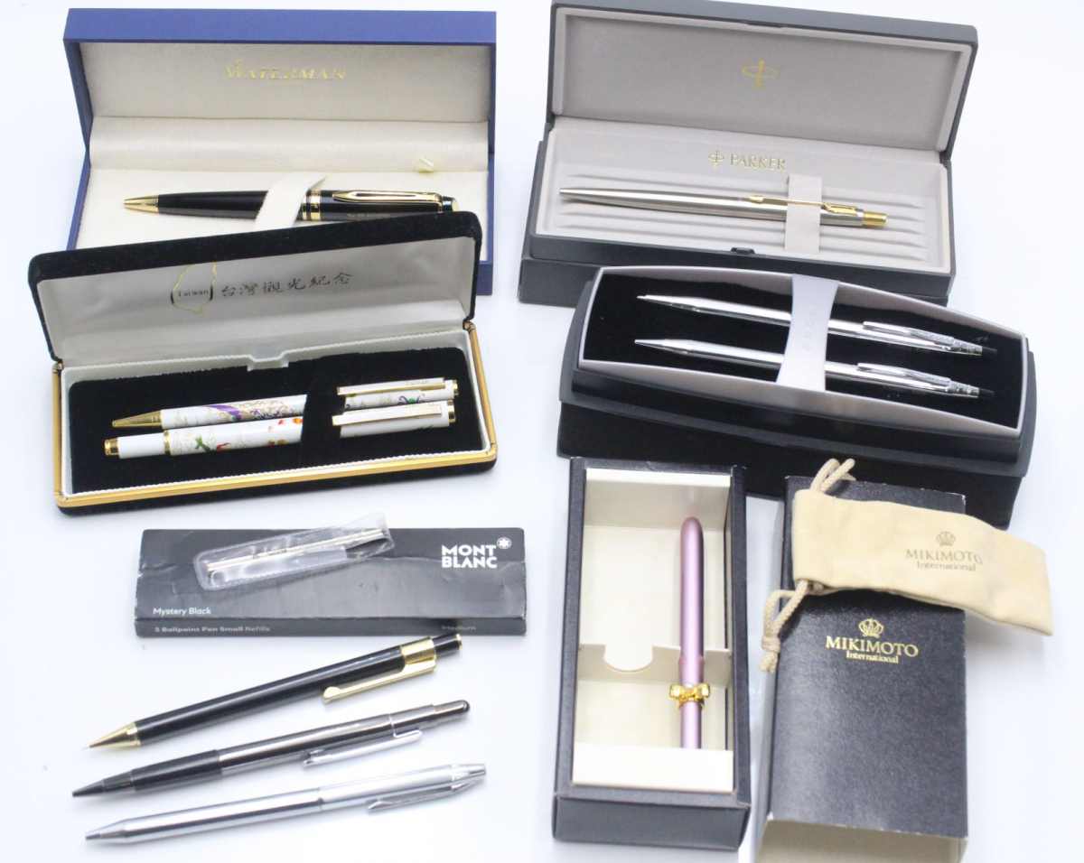 【行董】 ボールペン シャーペン シャープペンシル まとめ PARKER パーカー MONTBLANC モンブラン WATERMAN ウォーターマン ほかAC000ABC11_画像1