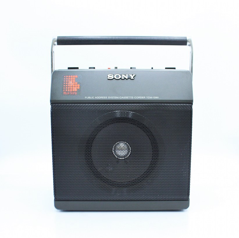 SONY TCM- 1390 カセット 拡声器 アンティーク-