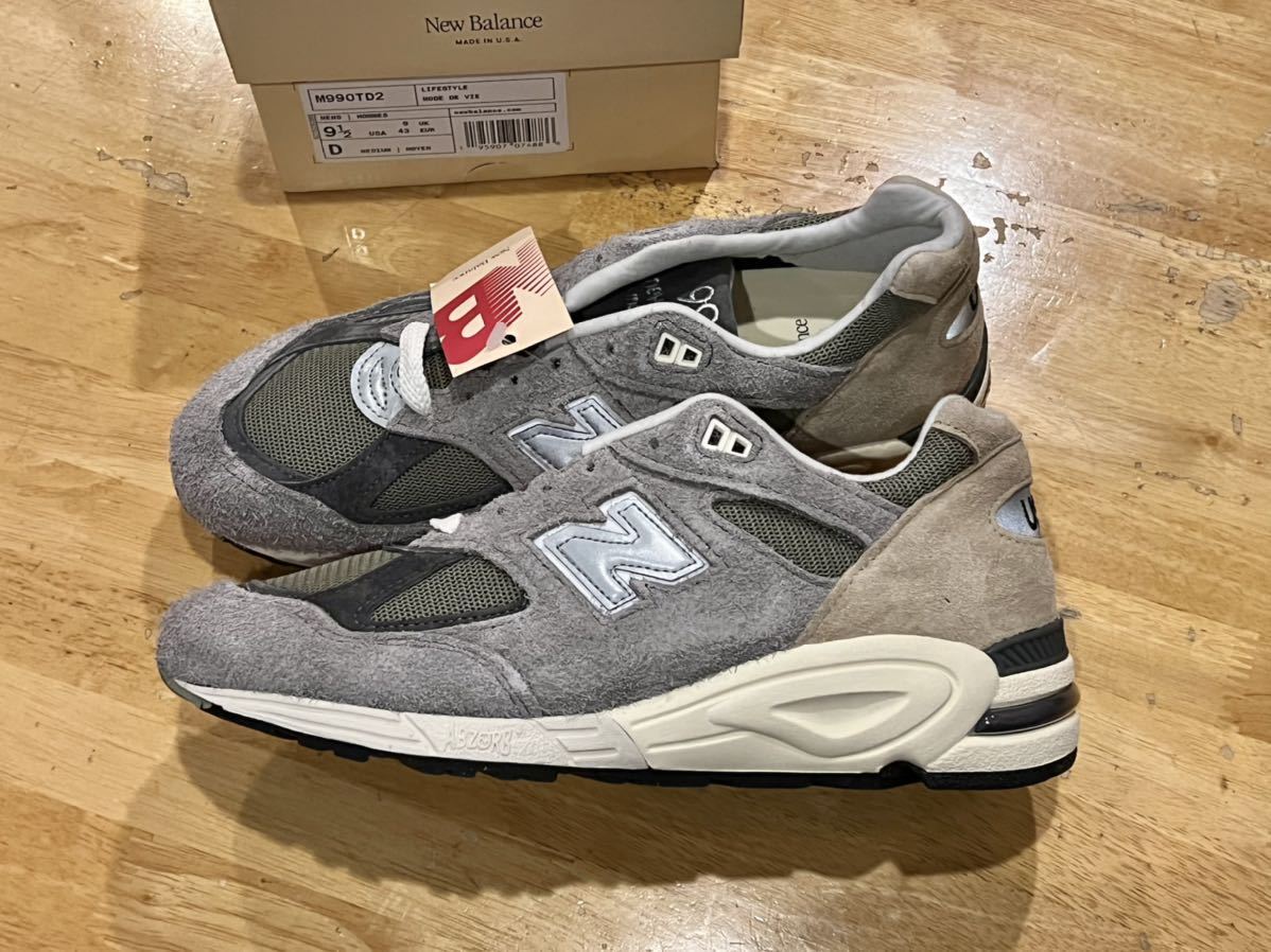 ●新品未使用●27.5cm●New Balance M990TD2 MADE IN USA アメリカ製 ニューバランス Gray ●新品未使用●27.5cm●New Balance M990TD2 MADE IN USA アメリカ製 ニューバランス Gray