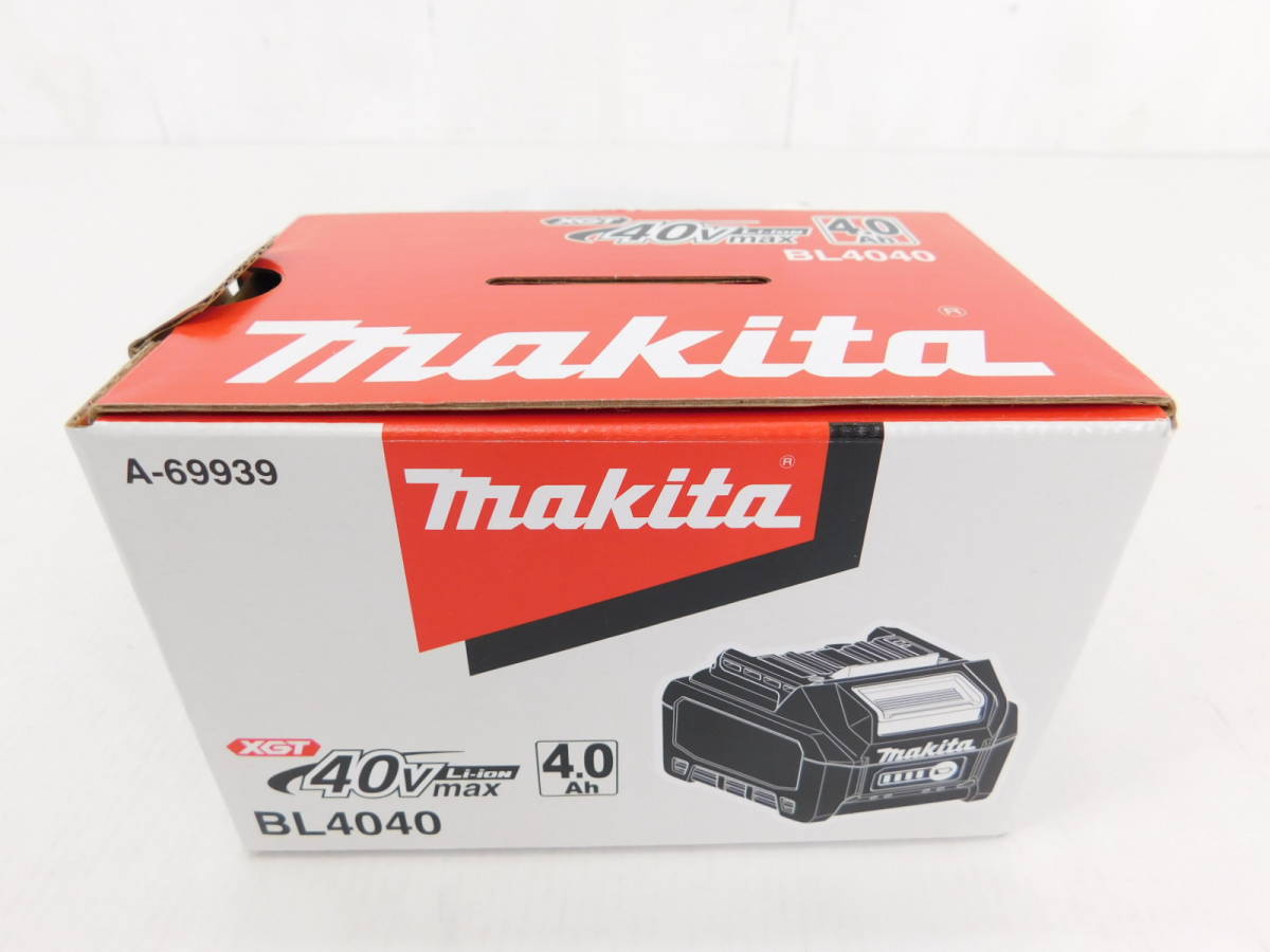 54△60/【未使用】makita マキタ BL4040 リチウムイオンバッテリー 40V
