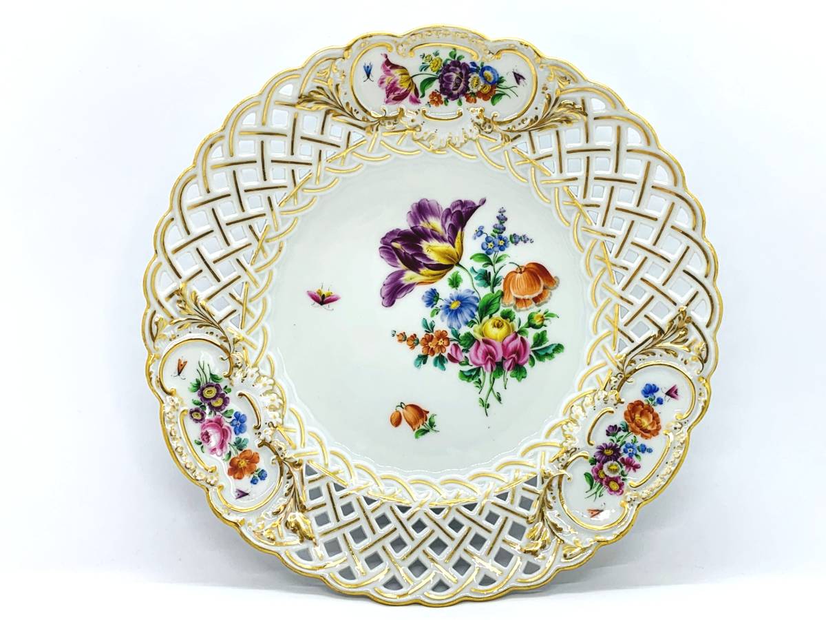 ☆激レア! ☆即納! ☆約21cm ☆一級品 ☆Meissen マイセン ☆プレート