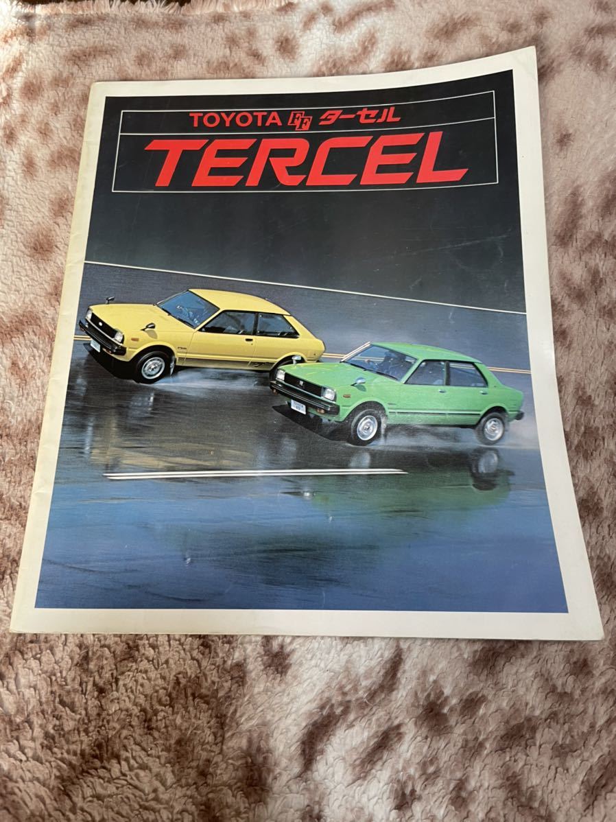 ターセル　TERCEL TOYOTA パンフレット　カタログ　旧車　_画像1