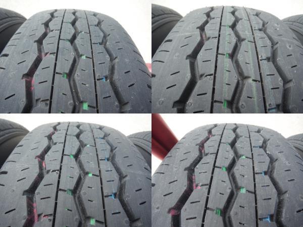 ハイエース 純正 スチールホイール 15インチ エコピア RD613 195/80R15 107/105N LT ラジアルタイヤ 4本SET 2021年製タイヤ 新車外し_画像10