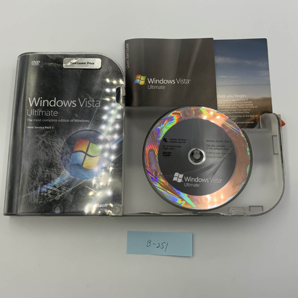 Windows Vista ultimate service pack1 適応済み 英語 32 64ビット B-251_画像4