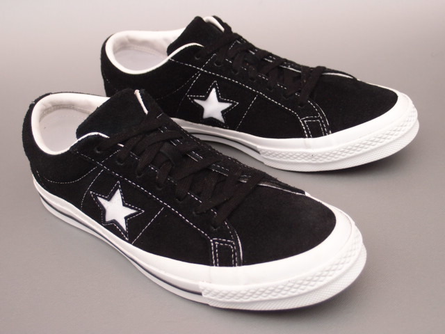 美品!! 海外限定 converse ワンスター BLACK 黒 スエード素材 US 9