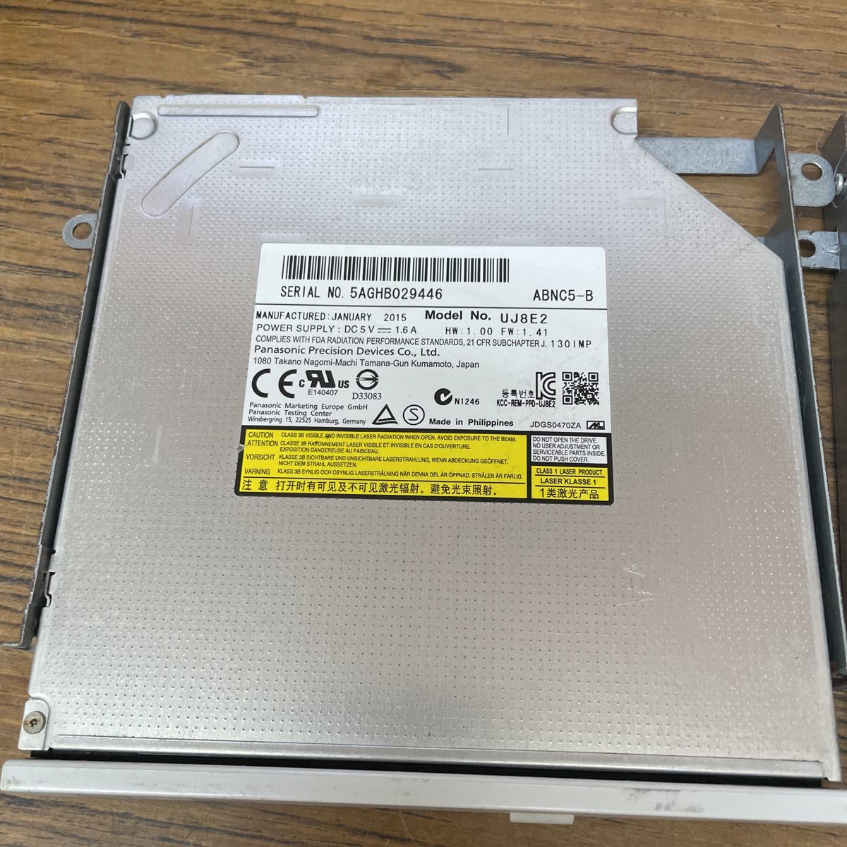 （Y-9）DVD +RW マルチレコーダー スリム 9.5mm [UJ8E2 ABNC5-B]_画像2