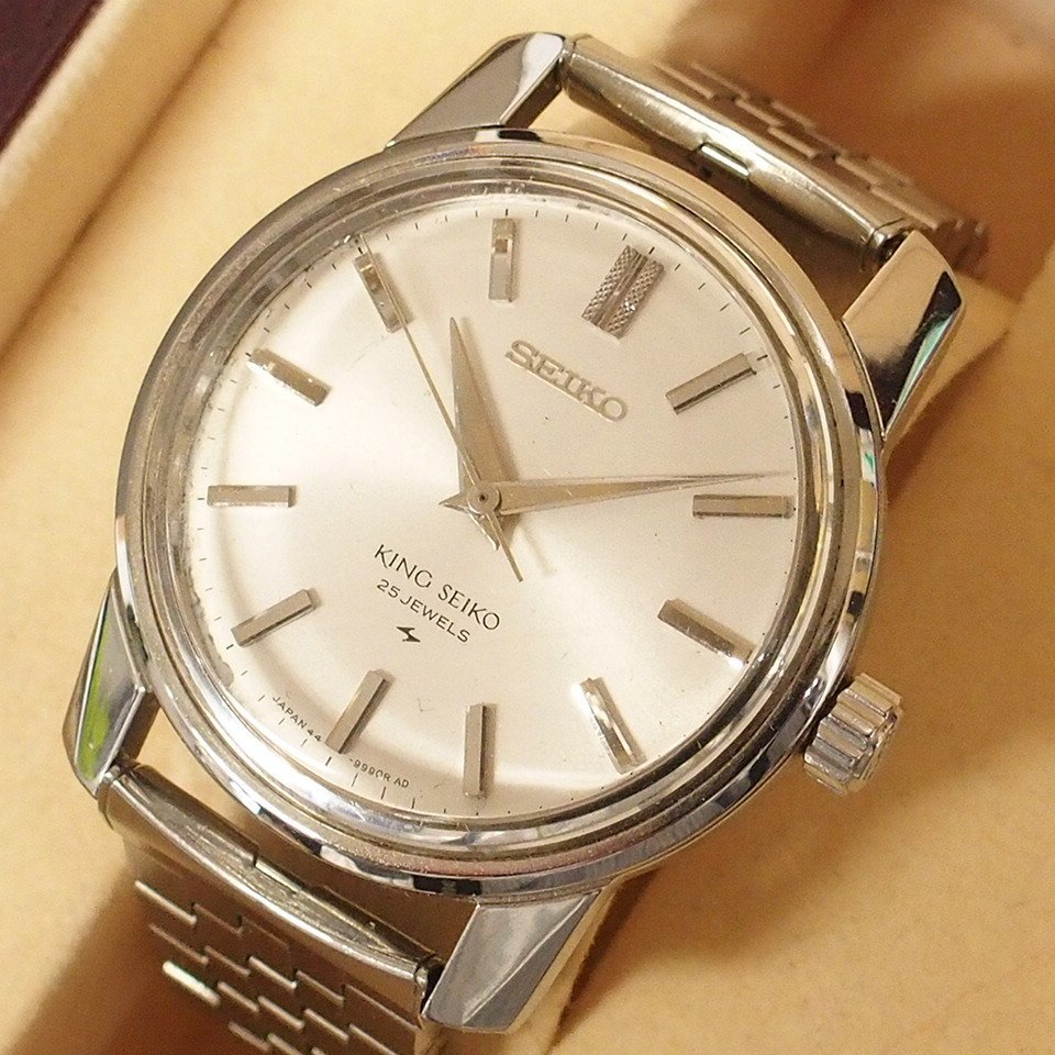 m001 F【KING SEIKO キングセイコー 44-9990 メンズ 手巻式腕時計 25石 稼働品】60_画像1