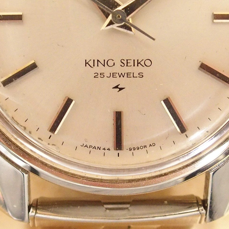 m001 F【KING SEIKO キングセイコー 44-9990 メンズ 手巻式腕時計 25石 稼働品】60_画像5
