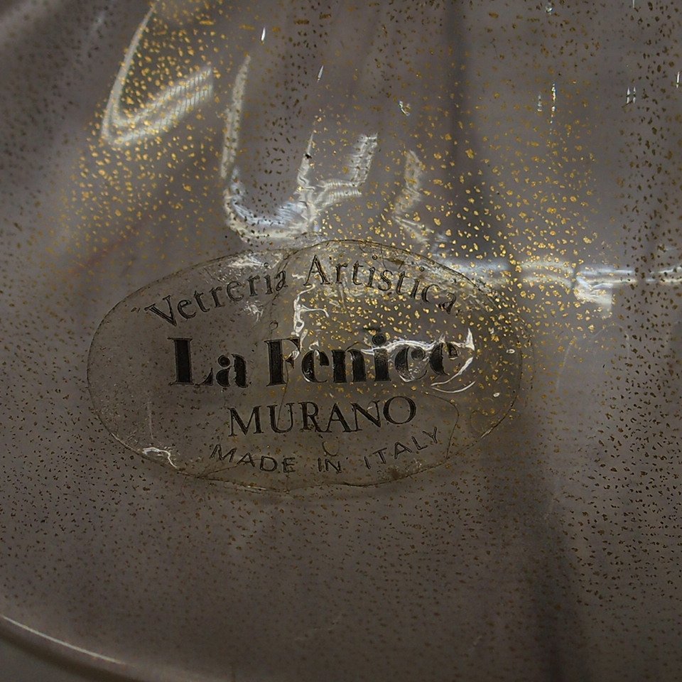 m001 H LA FENICE MURANO ムラノガラス イタリア製 花瓶 花器 一輪挿し